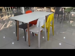 Postverpakking Y stapelbare tuin Restaurant Plastic Kleuren Eetkamer stoelen Eetkamermeubilair