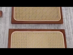 Party Hout en riet Eetstoelen Verstelbare grootte Hout Rattan Eetstoel