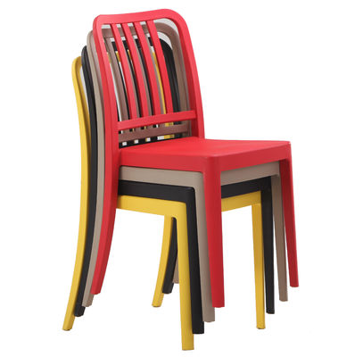 kopen Contemporary Design Stackable Full PP Resin Plastic Eating Chair voor banketten en buiten binnen Duurzaam online vervaardiging