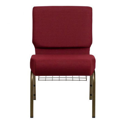 kopen Commerciële opstapelbare kerkstoelen Rode stoelen voor kerk heiligdom online vervaardiging