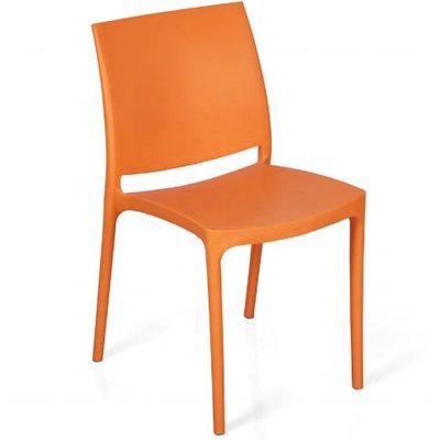 kopen Hotel-restaurant-eetstoelen met stapelbaar ontwerp en PP-plasticmateriaal online vervaardiging