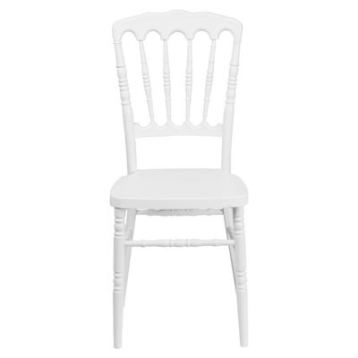 kopen Witte Chiavari stoelen bruiloft stapelbare PP Plastic Chiavari stoelen online vervaardiging
