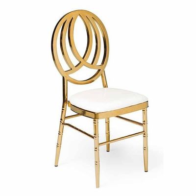 kopen Appartement Gouden Chiavari stoelen Gouden Chiavari stoelen met wit kussen online vervaardiging