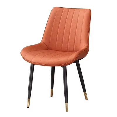 kopen Moderne design Elegante stoelen met metalen benen en PU-leer Productgrootte W55*D46*H83cm online vervaardiging