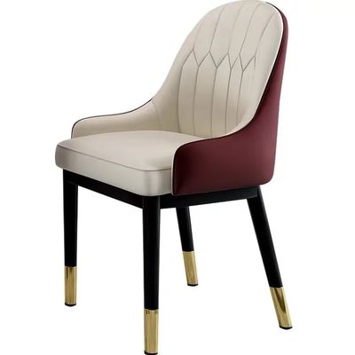 kopen Moderne hoge rug gepoleerde eetstoelen Patchwork Moderne eetstoel online vervaardiging