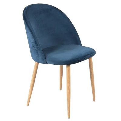 kopen Aanpasbare houten benen van fluweelstof Restaurantstoelen voor eetkamermeubilair online vervaardiging