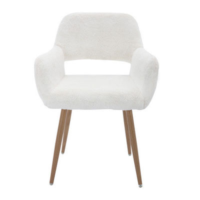 kopen Set van 2 moderne Nordic Design comfortabele eetstoelen met ijzeren metalen benen Productgrootte 23.23*18.11*31.1