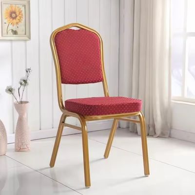 kopen Stapelbare Gouden Metalen IJzeren Bruiloft Banketzaal Hotel Stoelen Voor Evenement Hotel online vervaardiging