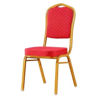 kopen Fancy Stackable Rental Gold Iron Steel Wedding Banquet Hall Hotel stoelen te huur online vervaardiging