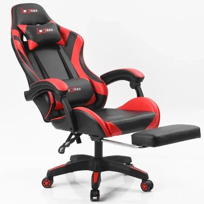 Synthetische leer racecomputerstoel 2 cm spons race bureau stoel