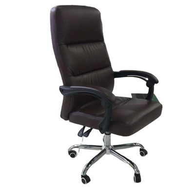 Opvouwbare luxe Executive Office Chair PU Reclining Executive Chair met voetzouder