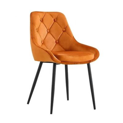 Comfortabele en duurzame woonkamermeubilair Stof fluwelen eetstoel Productgrootte 560*560*840mm