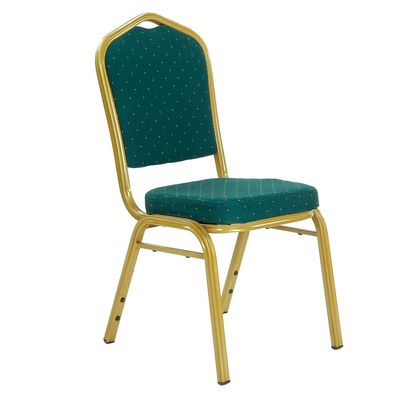 Vergaderruimte Commercieel metaal aluminium frame fluweel banketstoelen met spons kussen