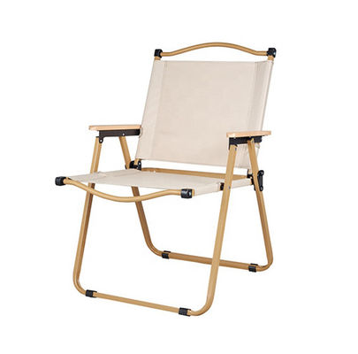 Aangepaste Lichtgewicht Beuken Armleuning camping visstoelen Draagbaar Metalen Opvouwbaar Buiten